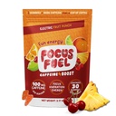 FocusFuel Energy Chews – Fruit Punch Flavor (15 Servings) – 100mg Caffeine + L-Theanine + B12, Magnesium – Boost Focus & Energy – No Crash or Jitters