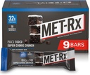 MET-Rx Big 100 Protein Bar, Ateriankorvikepatukka, 32G Proteiinia, Super Cookie Crunch, 9 baaria (pakkaus 1)