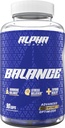 Alpha Supps - Balanço Alfa , suporte de nível de estresse hormonal e saudável , com Inositol e Ashwagandha , 90 Cápsulas