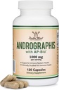 Andrographis капсули Max Andrographides - 1000mg Размер на Сервиране (120 капсули) с AP-Bio (Патентиран Andrographis Paniculata Extract) - клинично изследвания за здравето на имунната система от Двойна дървесина