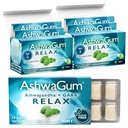 AshwaGum RELAX Gum by BetterGum, High Potency Supplement with KSM 66 Ashwagandha and Gaba, Supports Stres and Tension Relief, Alternative to Gummies, Sugar-free, Pack of 2