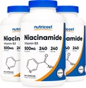 Nutricost Niacinamide (Vitamin B3) 500mg, 240 Capsules (3 chai)