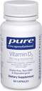 Vitamina D3 250 mcg (10.000 UI) - Supplemento al supporto Bone, Joint, Breast, Heart, Colon & Immune Health - con Vitamina Premium D - 60 capsule