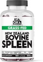 Grass Fed Bovine Spleen Supplement | Freeze-Dried, Desiccated Spleen Glandular – Supports Immune Function & Blood Health – Ancestral Organ Capsules – 180ct