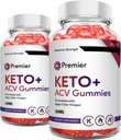 Premier Keto Gummies - Premier Keto + ACV Gummies (2 Pack, 120 Gummi)