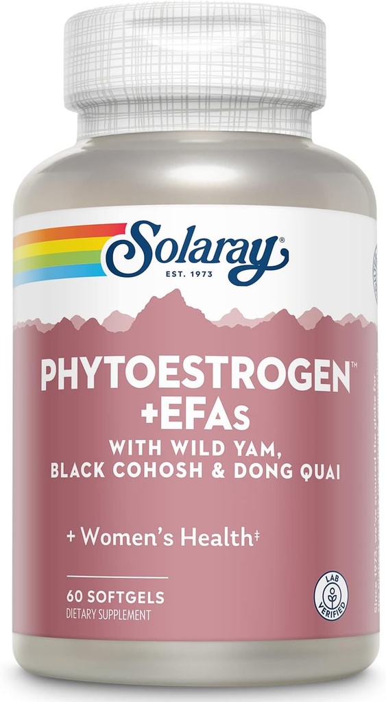 SOLARAY PhytoEstrogen Plus EFAs Menopauza Podpora 