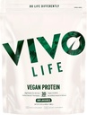 Vivo Vegan Protein Powder - 0,7 oz de Proteína Baseada em Plantas por Scoop, 30 Servings (31,7 oz) (Vanilla) (31,7 oz, Sem sabor)
