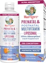 MaryRuth Organics Prenatal & Postnatal Multivitamínico para Mulleres | Sugar Free | Formulado para Pre-Concepción, Embarazo e Enfermería | Vitaminas Prenatais | Vegan | Non-GMO | Gluten Libre | 30 Servizos