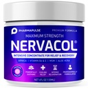 Pharmapulse Neuropathy Nerve Therapy & Relief Cream - Maximum Strength Relief Cream for Foot, Hands, Legs, Toes Includes Alpha Lipoic Acid, Arnica, Vitamin B6, Aloe Vera, MSM - Effective Soothing 4oz