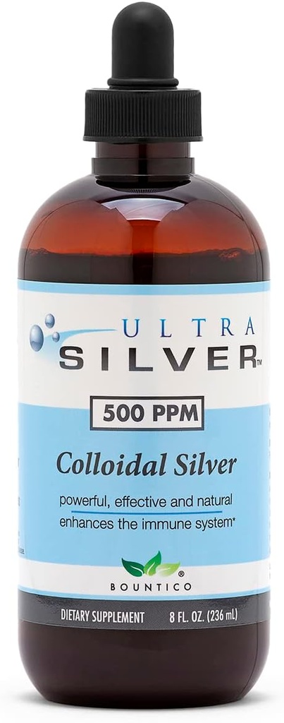 Ultra Silver ® Colloidal Silver - 124; 500 PPM, 8 Oz (236ml)