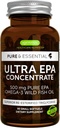 Igennus Ultra Pure Omega-3 EPA 500mg, vysoce koncentrovaný IFOS Certified Wild Fish Oil, Advanced rTG Triglyceride Form, Non- GMO, 90 Malé Softgels