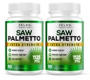 (2 Pack) Saw Palmetto Prostate Supplement for Men, 3-in-1 Benefits, DHT Blocker Hair Growth and Beta Blocker, Urinary Health, Prostate Function Support, 2 Month Supply