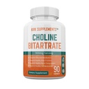 1 Pack Choline Bitartrate 900mg Per Serving 90 Capsules KRK Supplements