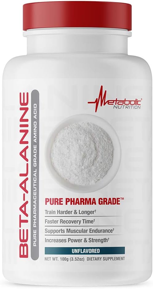 Metabolic Nutrition Beta Alanina, 100 gramos, po