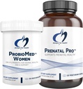 עיצוב לבריאות Prenatal & Probiotic Bundle - טרום לידתי Pro (180 קפסולות) Prenatal Multivitamin עם Folate ו Chelated מינרלים & ProbioMed נשים (30 קפסולות) Gut Health & Vaginal Probiotic Probiotical Probiotical Probiotical Probiotical Probiotical Probiotical Probiotical Probiotical Probiotics