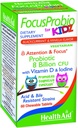 FokusProbio untuk Kidz, 60 Tablet Chewable, Mendukung Fungsi Kognitif untuk Perhatian dan Fokus. Blackcurrant dan Vanilla Flavor, mengandung Vitamin D & Iodin. Asam & Bile Resistant Strains. Vegetarian