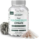 Organics Ocean Real Magnesium Citrate - High Absorption Magnesium supplement - Chelated Magnesium to Support Energy, restation, and regularity