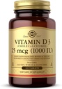 Solgar Vitaminad D3 (Celecciferol) 25 mcg (1000; IU) 180 tetes - Ajuda a mantenir Bones de salut i Teeth - Implementació del sistema no- Guten, Dairy Free, Koher - 180 Servings