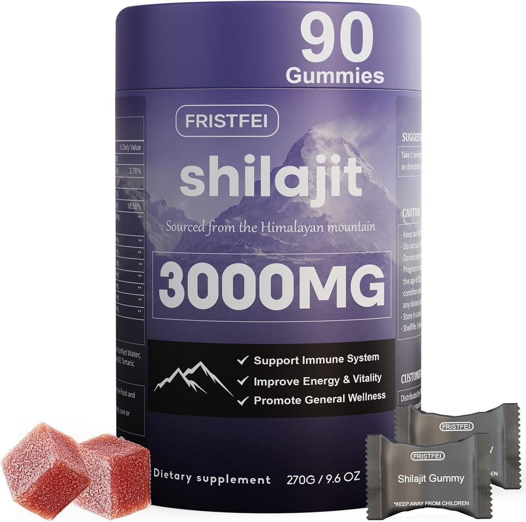 Pure Himalaya Shilajit Gummies voor mannen en vrouwen - 100% natuurlijk en biologisch
