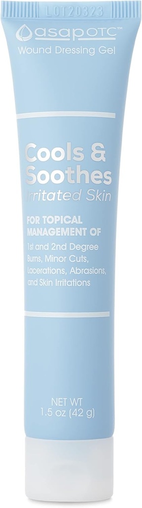 ASAP Ārpusbiržas brūce Dressing Gel by American Biotech Labs ” SilverSol Ag4O4 24 ppm Dziedināšana un nomierināšana Gel ” 1.5 Oz