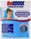BeKOOOL Cooling Soft Gel Pillow - Migraines, Neck Strain eta Fever-eko hozteko laguntza berrerabilgarria - 6 ordu arte hozteko, erabiltzeko prest, bigun geratzen da izoztuta dagoenean
