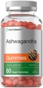 Horbäach Ashwagandha Gummies | 60 Vegan Chewable Gummies | Tropical Flavor | Supplement for Men and Women | Herb Root Extract | Vegan, Non-GMO, Gluten Free