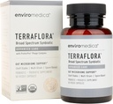Terraflora Advanced Care Synbiotic - SBO probiotic and Prebiotic, Digestive & Gut Health, Soil Based Spore Pre és probiotikumok nőknek és férfiaknak Bacillus Coagulans, Subtilis, Vegan - 60 kapszula