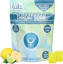 Laki Naturals Throat Soak Herbal Throat Lozenges (14 Ct) — Hawaiian Sea Salt Sore Throat " Dry Mouth Soothing drops – Vegan, Non-GMO, Sugar-Free " Gluten- Sweet and Salty Herbal Candies