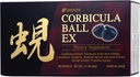 Omeken Corbicula Ball EX, for leverstøtte, rik på essensielle aminosyrer, vitaminer og mineraler, Melk Thistle Supplement, Propolis og Broccoli Extract, Daglig dose, Boks med 60 pakker, Pakke med 1