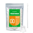 wananfu Size 00 Empty Capsules Vegetarian (1000 Count) Bundle with Micro Lab Spoon, Clear Fillable Veggie Pill Capsules 00 for Making Your Own Supplements