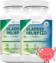 Bladder Relief 911 Detoxifying Indarra - gizon eta emakumeentzat Bladder euskarria, 60 Veggie kapsulak - 2 Pack