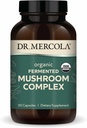 Dr Mercola Organic Fermented Mushroom Complex - Stöder Immune & Cellular Health - Hel Mushroom & Mycelium - Icke-GMO & Glutenfri - 90 kapslar (30 portioner)