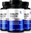 (3 Pack) Virility Pestītāja kapsulas vīriešiem, Oficiālā VirilitySavior vīriešu formula, Premium tabletes Max veiktspēju un uzticību, All-Natural Atbalsts vispārējai veselībai un labsajūtai (180 kapsulas)