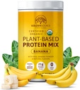 Pisang - Tanaman Powder Protein, Protein Mix, Powder Protein dengan Vitamin & Minemins, 20g Protein, & Lengkap Amino Accid Profile, Poder Protein Vegan