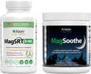 Jigsaw Health Magnesium Bundle | MagSRT (B-vaba), 240 tabletti, ja MagSoothe (Raspberry Lemonade), 60 serveerimist (Jar)