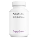 Supersmart - Natural Iodine 1000 mg Per Day - Standardized to 650 ppm of Iodine - Thyroid & Healthy Nervous System Support Supplement | Non-GMO & Gluten Free - 60 Vegetarian Capsules