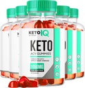(5 Pack) Keto IQ - Official Keto IQ ACV Gummies Premium All Natural 1050mg, KetoIQ Apple Cider Otegar Advanced Formula, Keto IQ Recenzii, KetoIQ Gummys ACV Support, 300 Gummies pentru 5 luni