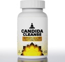 Candida Cleanse Detox for Women Advanced Probiotic & Herbal Formula - 60 pcs Natural Gentle Gut & Digetical Support