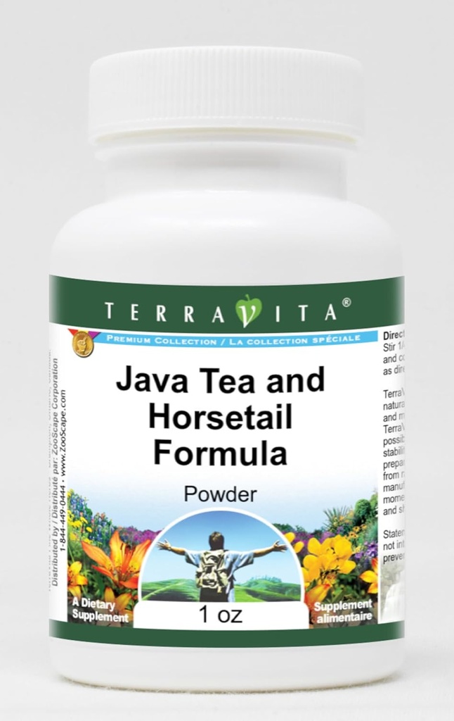Java Tea och Horsetail Formelpulver (1 oz, ZIN: 514005)