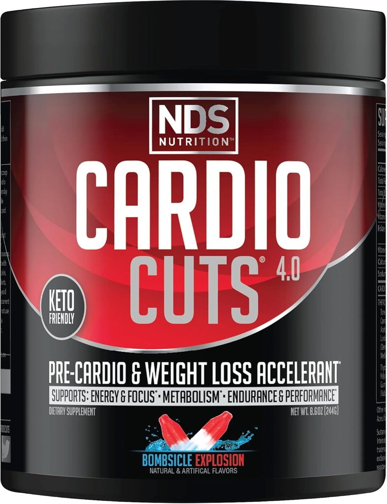 NDS Nutrition 4. 0 Phụ làm việc trước - Phụ cấp Iight Loss và Pre Cardio Công thức với L-Carnitine, CLA, MCTs, L-Glutamine, và Sflim - bom (40 phục vụ)