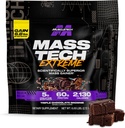 Muscletech High-Protein Mass Gainer (Triple Chocolate Brownie, 6LB) - Mass Tech Extreme 2000 Mass Gainer Proteine Powder Supliment - Greutate Gainer pentru creșterea mușchilor, îmbunătățit de recuperare și rezistență