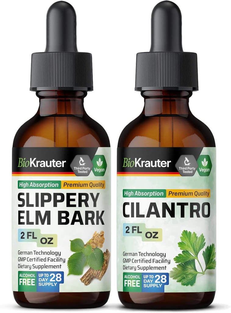 BIO KRAURER Sppy Elm Tincure 2 Fl. Oz i Clantro Ticker 2 FO. Oz.