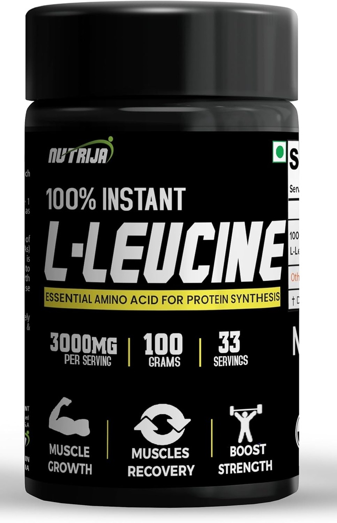 Instant L-Leucine Powder -100% Pure & USP Grade 
