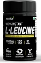 Миттєвий L-Leucine Порошок -100% Pure & USP Сорти застібки швидше, Швидкий поглинання, Краще біодоступність м'язів зростання & відновлення