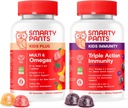 SmartyPants Kids Multivitamin Gummies and Immunity Elderberry Gummies Bundle: Kids Multi with Over 15 Daily Nutrients & Elderberry Immune Support Supplement