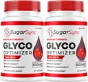 (2 Pack) Sugar Sync Glyco Optimizer, Sugar Sync Glyco, SugarSync, SugarSync Glyco, Sugar Sync Glyco Optimizer Reviews, 60 Capsules