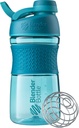 BlenderBottle 20oz SportMixer Protein Shaker Flasker, Svart & Teal, Bundle av 2