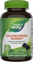 Nature’s Way Chlorofresh Chlorophyll Gummis, Unterstützt gesunde Haut und Körper Detox*, interner Deodorant*, Obst Obst gefressen, 60 Gummis