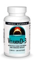 Source Naturals, Vitamin D-3, 2000 IU - 200 Softgels | Supports Bone & Immune Health*