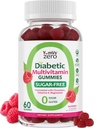 YUM-V 'S Multivitamin for Women & Men - Sugar Free Multivitamin Gummies - Zero Sugar Gummy with Chromium, Thiamine & Magnesium - Keto- Friendly Daily Vitamin Gummy - Natural Raspberry Flavor - 60 Count